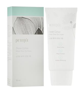 Зволожувальний і освітлювальний крем для обличчя Petitfee & Koelf Snow Lotus White Tone Up Cream 9867398639 фото