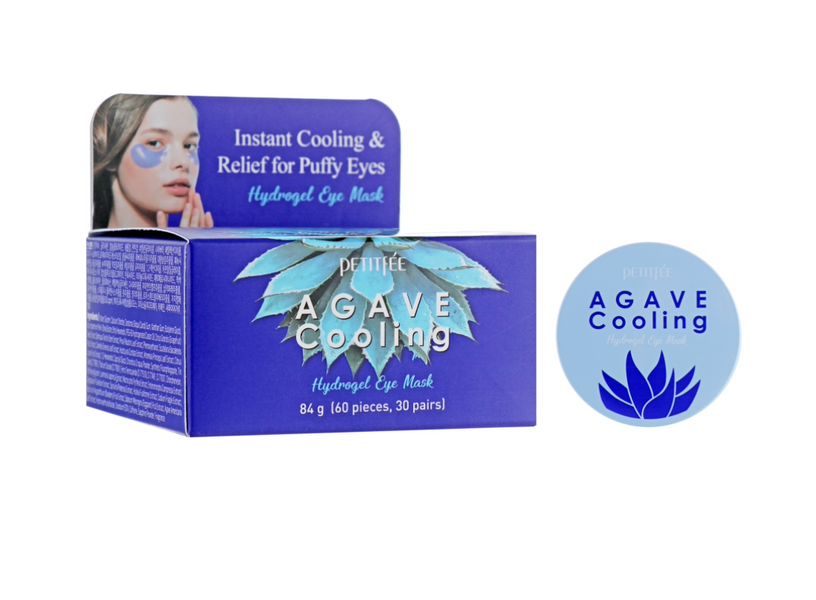 Гідрогелеві охолоджувальні патчі для очей з екстрактом агави, Petitfee Agave Cooling Hydrogel Eye Mask 87309769 фото