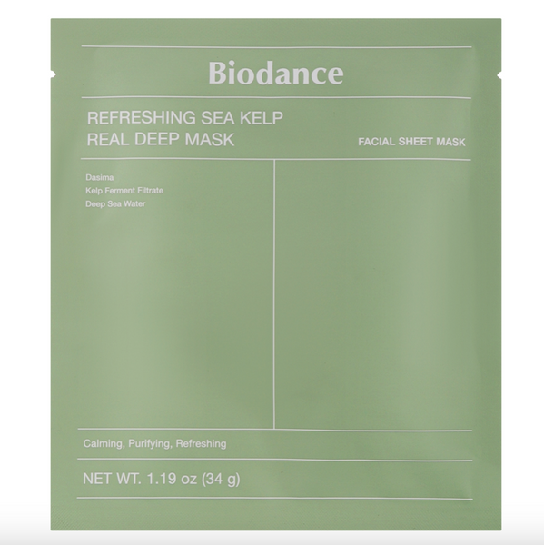 Гідрогелева маска з морською ламінарією Biodance Refreshing Sea Kelp Real Deep Mask, набір з 4х штук 98674498679 фото Гідрогелева маска з морською ламінарією Biodance Refreshing Sea Kelp Real Deep Mask, набір з 4х штук 98674498679 фото