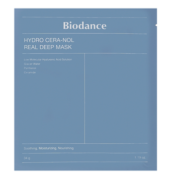 Гідрогелева маска з керамідами та пантенолом Biodance Hydro Cera-Nol Real Deep Sheet Mask, набір з 4 штук 96739769389 фото