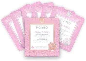 Набір масок для посиленого сяяння шкіри обличчя Foreo UFO Glow Addict 2.0 Advanced Collection Activated Mask 96783867 фото