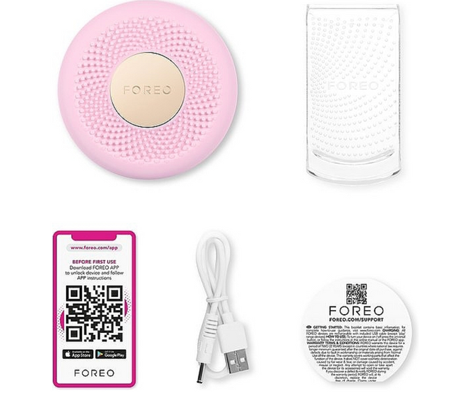 Мініприлад для омолодження і глибокого зволоження шкіри Foreo UFO 3 Mini Deep Hydration Face Device Pearl Pink 8678367 фото Мініприлад для омолодження і глибокого зволоження шкіри Foreo UFO 3 Mini Deep Hydration Face Device Pearl Pink 8678367 фото