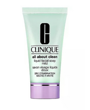 Мило рідке для сухої та комбінованої шкіри, Clinique All About Clean Liquid Facial Soap Mild (міні) 9760386473 фото