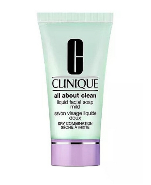 Мило рідке для сухої та комбінованої шкіри, Clinique All About Clean Liquid Facial Soap Mild (міні) 9760386473 фото Мило рідке для сухої та комбінованої шкіри, Clinique All About Clean Liquid Facial Soap Mild (міні) 9760386473 фото